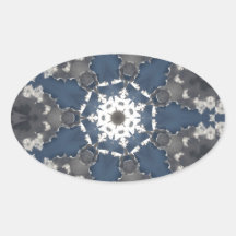Cloud Quilt Nov 2012 Oval Sticker