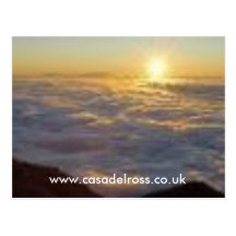 cloud, www.casadelross.co.uk postcard