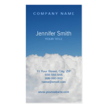 Clouds And Sky business card