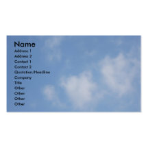 clouds business card