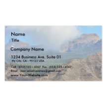 Clouds Mountains And Forests Business Card Template