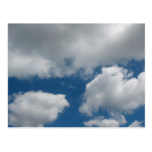 clouds postcard