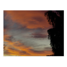Cloudy waves postcard