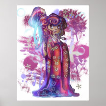 Clover Geisha Poster