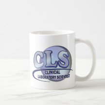 CLS FunBlue LOGO - CLINICAL LABORATORY SCIENTIST Coffee Mugs
