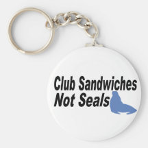 Club Sandwiches not seals Key Chain
