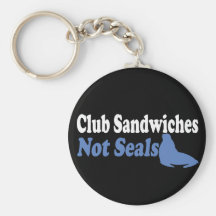 Club Sandwiches not seals Keychains