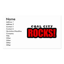 Coal City, Alabama City Design Business Card