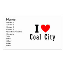Coal City, Alabama City Design Business Card Templates