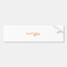 Coal Valley Illinois Classic Design Bumper Sticker