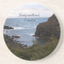 Coast and Cliffs in Newfoundland Canada Coaster