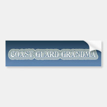 Coast Guard Grandma Bumper Sticker