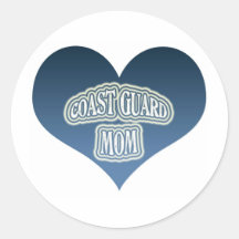 Coast Guard Mum Stickers