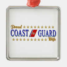 Coast Guard Wife Christmas Ornaments