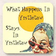 Coaster Retro Fun What Happens In Yistletaw Stays