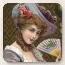 Coasters High Victorian Fashion Lady Woman Purple