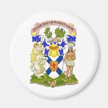 Coat Of Arms Of Nova Scotia Fridge Magnet