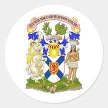 Coat Of Arms Of Nova Scotia Sticker