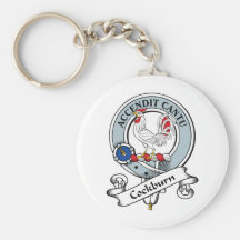 Cockburn Clan Badge Key Chains