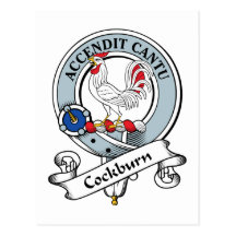 Cockburn Clan Badge Post Cards