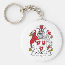 Cockburn Family Crest Keychains