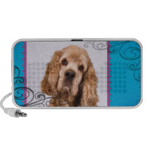 Cocker Spaniel Portable Speaker speakers