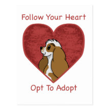 Cocker Spaniel Rescue Items Post Cards