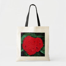 Cockscomb, East Indies flowers Canvas Bags