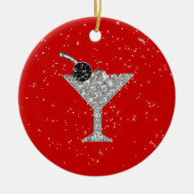 Cocktails Anyone? by SRF Ornament