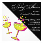 Cocktails  Bridal Shower Invite invitations