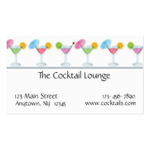 Cocktails Business Card