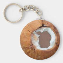 Coconut Watercolor - Key Chain