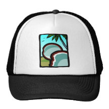 Coconuts and Palms Mesh Hat
