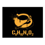 Coffee C8H10N4O2 Postcard