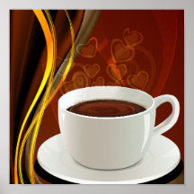Coffee Cafe Art Poster