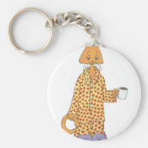 Coffee Cat Keychains