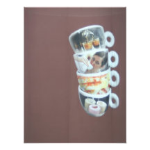 Coffee cups photographic print