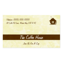 Coffee House Business Card