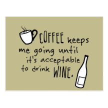 Coffee keeps me going... post cards
