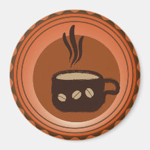 Coffee Lovers Fridge Magnet