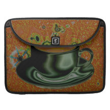 Coffee Lovers Rickshaw Flap Sleeve MacBook Pro Sleeves