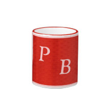 Coffee Mug - Red LED Wash Lighting