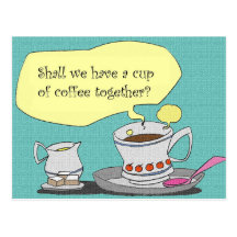 coffee? postcard