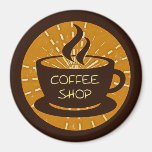 Coffee Shop Fridge Magnets