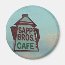 Coffee Sign Refrigerator Magnet
