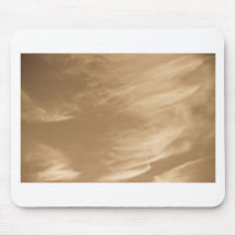 Coffee swirl Clouds Mouse Pads