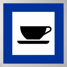 Coffee Traffic Sign Posters