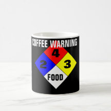 Coffee Warning Coffee Mugs