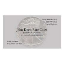 Coin Dealer Business Card