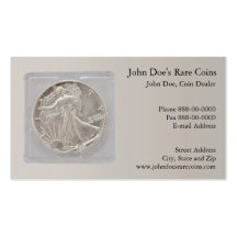 Coin Dealer Business Card